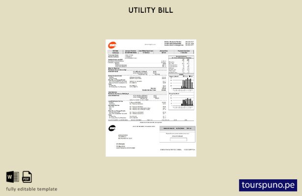 listo para imprimir plantilla de word   factura de servicios públicos de elec 35